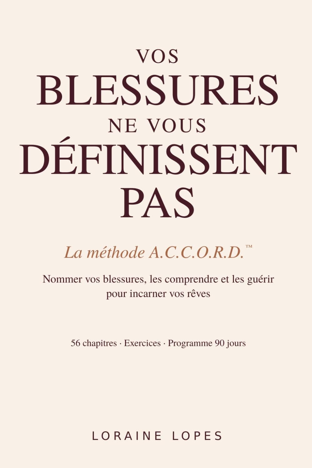 Couverture de « Vos blessures ne vous définissent pas »